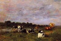 Boudin, Eugene - A Pasture on the Banks of the Touques